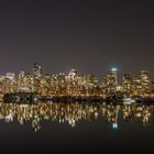 Vancouver Skyline bei Nacht