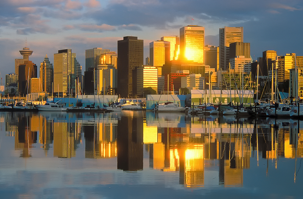 Vancouver-Sonnenuntergang