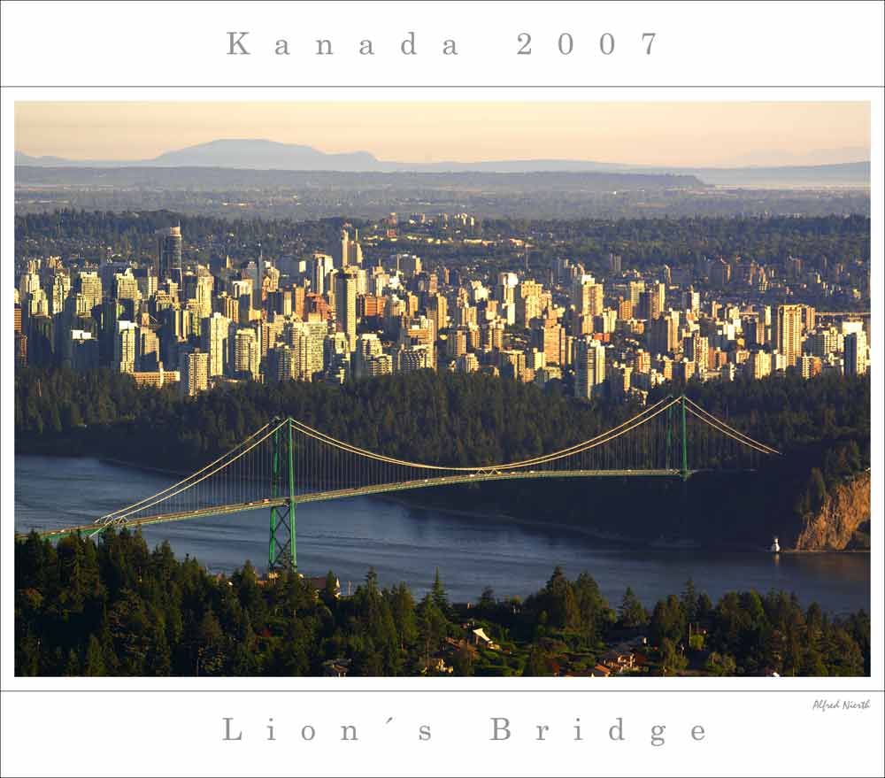 Vancouver und Lions Bridge