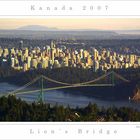 Vancouver und Lions Bridge