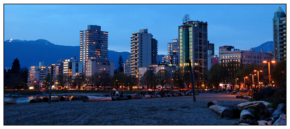 : Vancouver ~ west end / english bay - after sunset