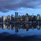 Vancouver zur blauen Stunde