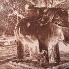 VanDyke-print: Elefantenskulptur in Vietnam