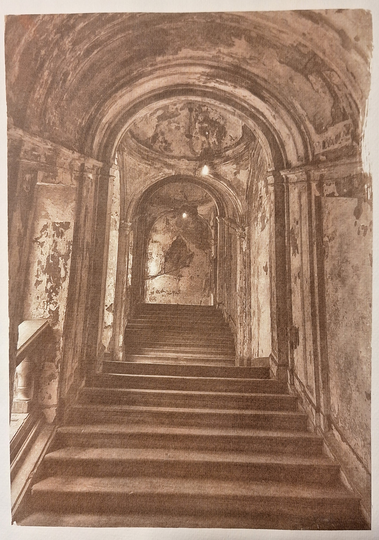 VanDyke-Print: Palermo Treppenhaus