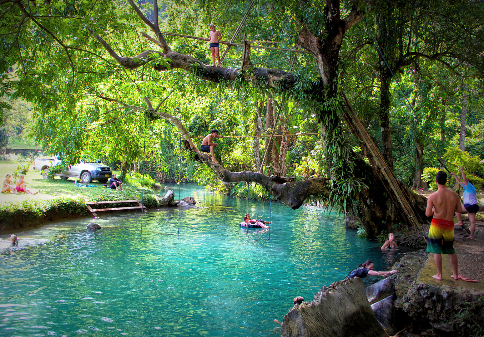 Vang Vieng, Blue Lagoon