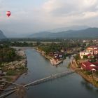 Vang Vieng von oben