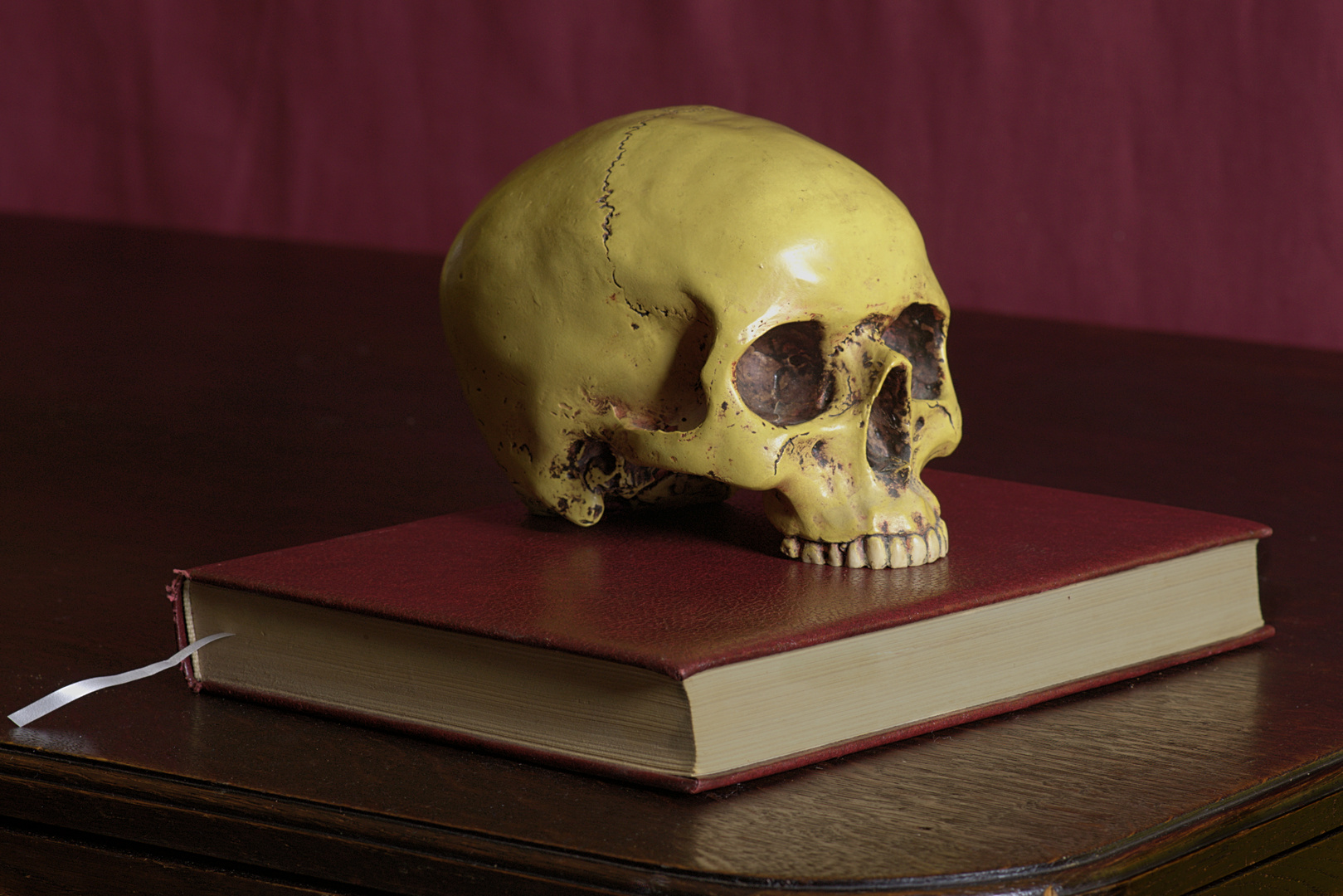 Vanitas Stillleben mit Totenkopf