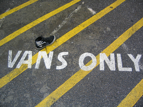 Vans only