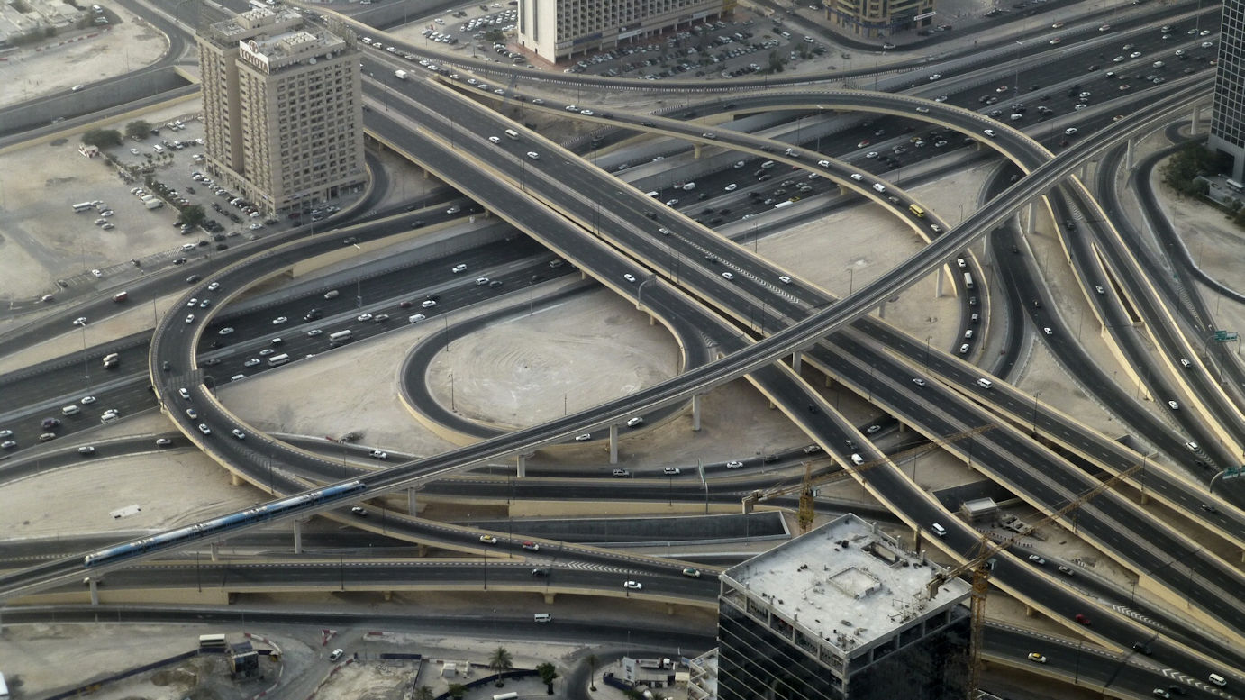 VAR-Dubai-Blick vom Burj Khalifa-2012