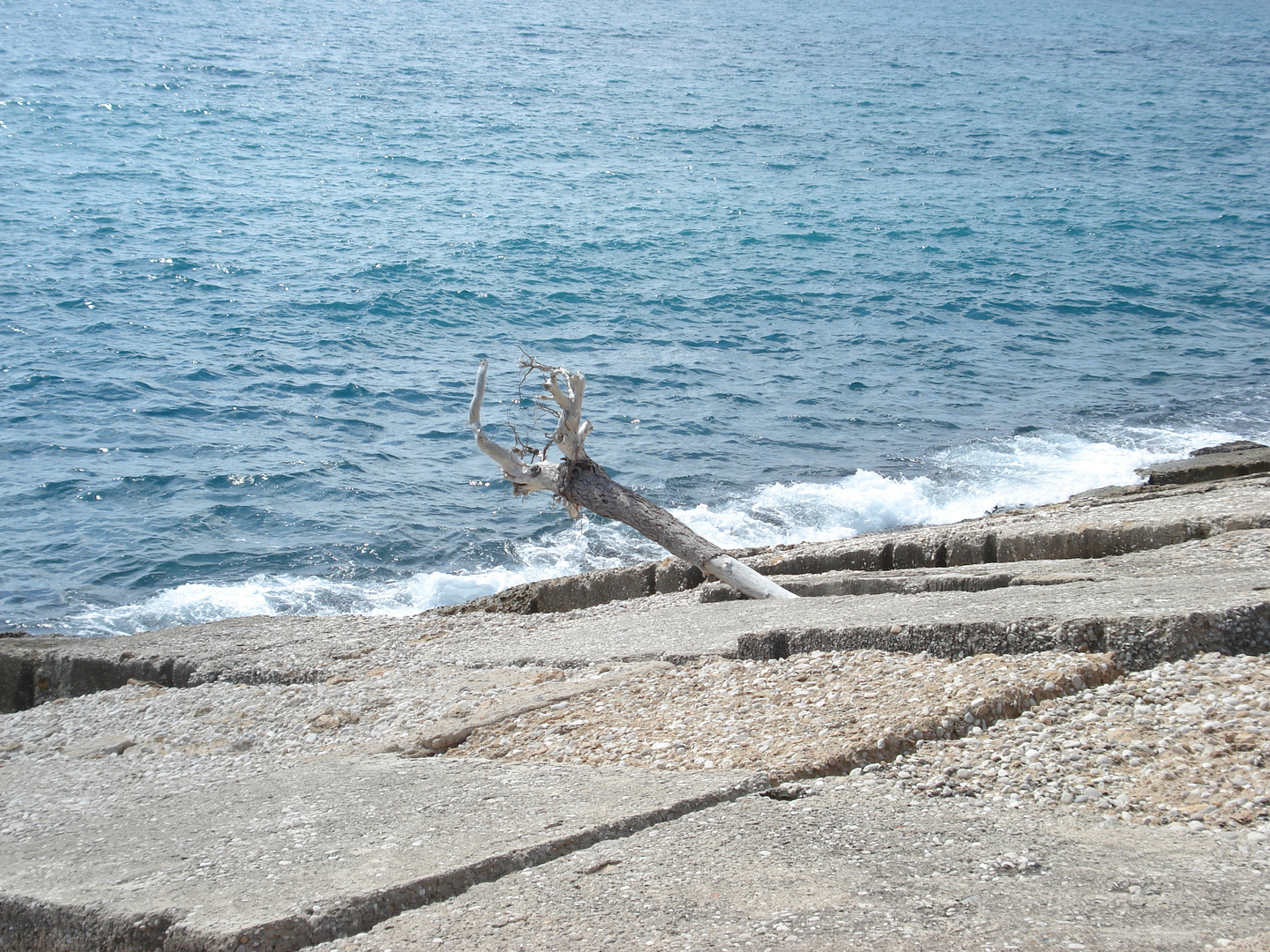 Varado en el rompeolas (Xavea)