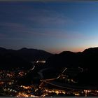 Varallo sesia in tramonto