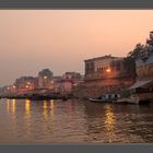 Varanasi im letzten Licht des Tages