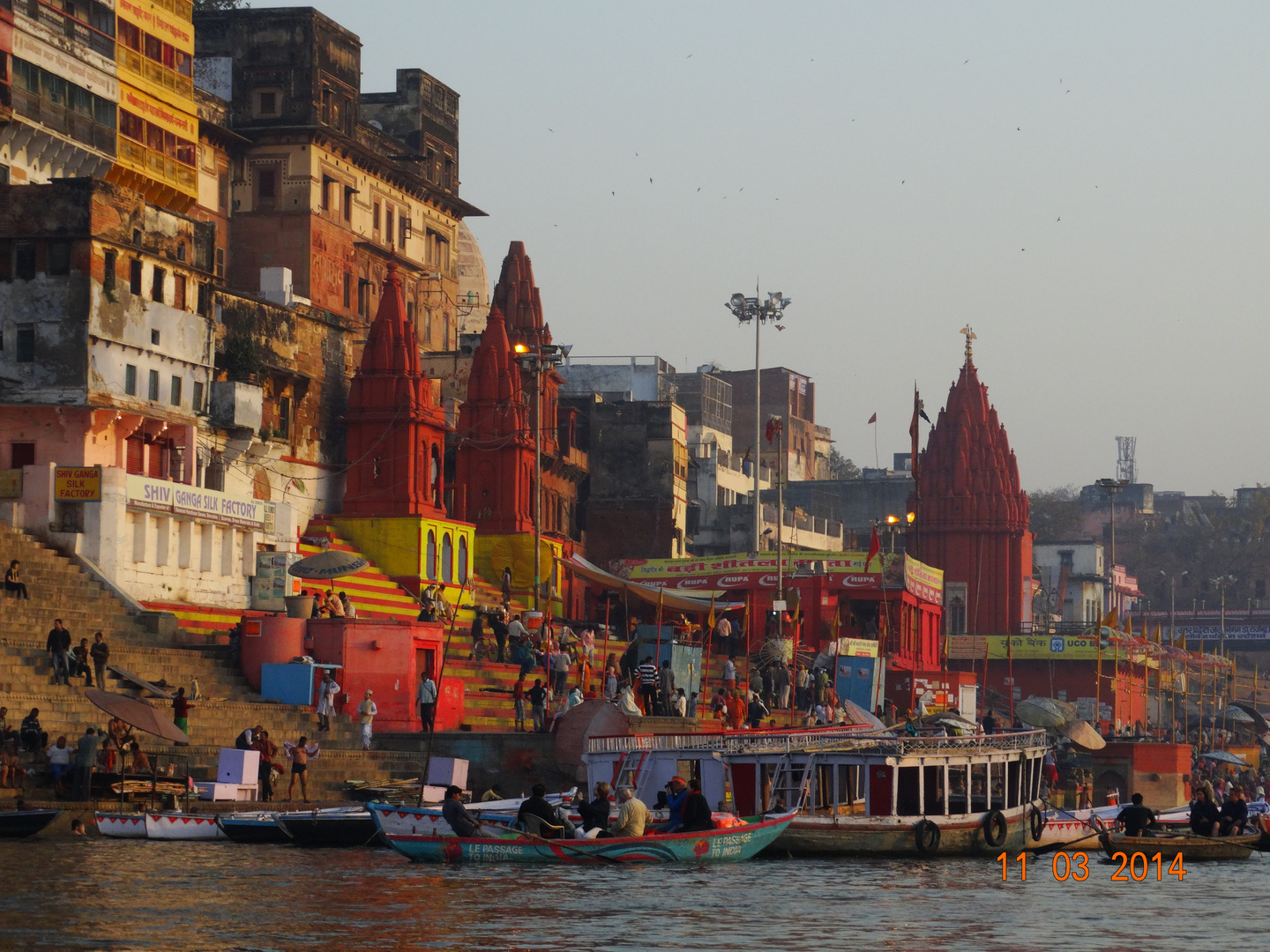 Varanasi - Morgen am Heiligen Fluss