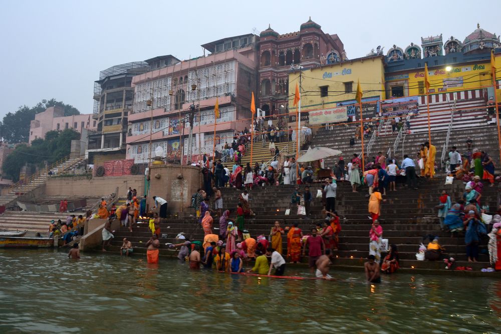 Varanasi - Morgens auf dem Ganges
