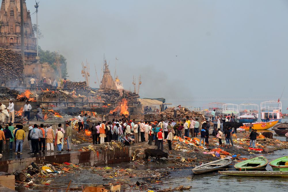Varanasi - Verbrennungsstätte