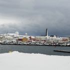 Vardø kurz vor dem Schneesturm