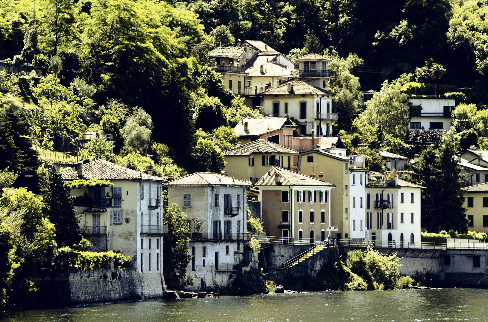 Varenna, am Comer See, im Mai