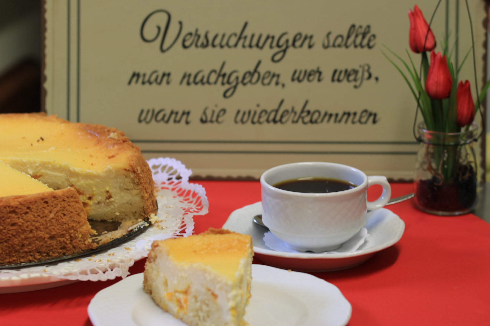 Variiert-Schmandkuchen mit Madarinen