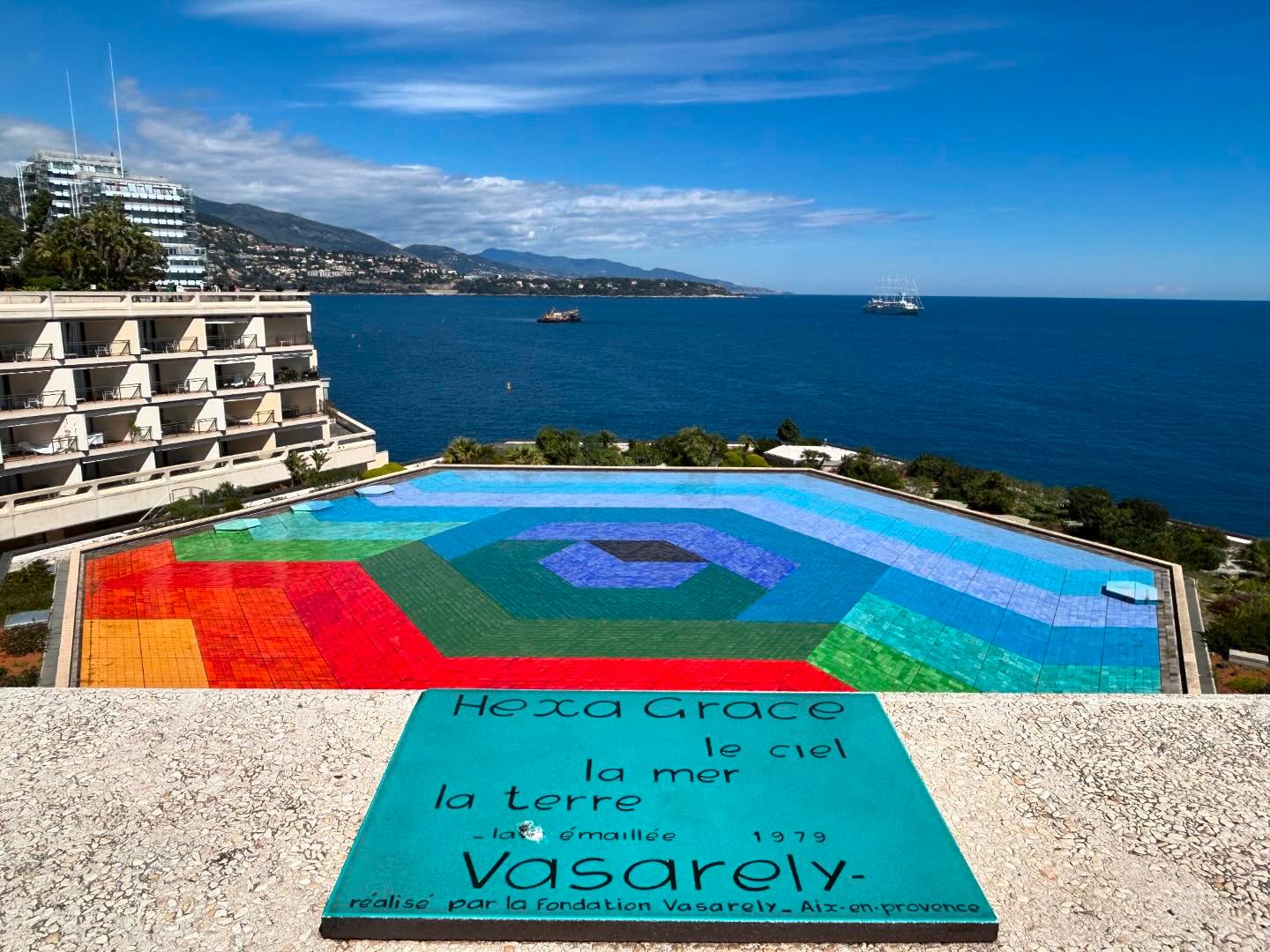 Vasarely à Monte-Carlo, Principauté de Monaco 