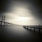 Vasco Da Gama Bridge And Pier