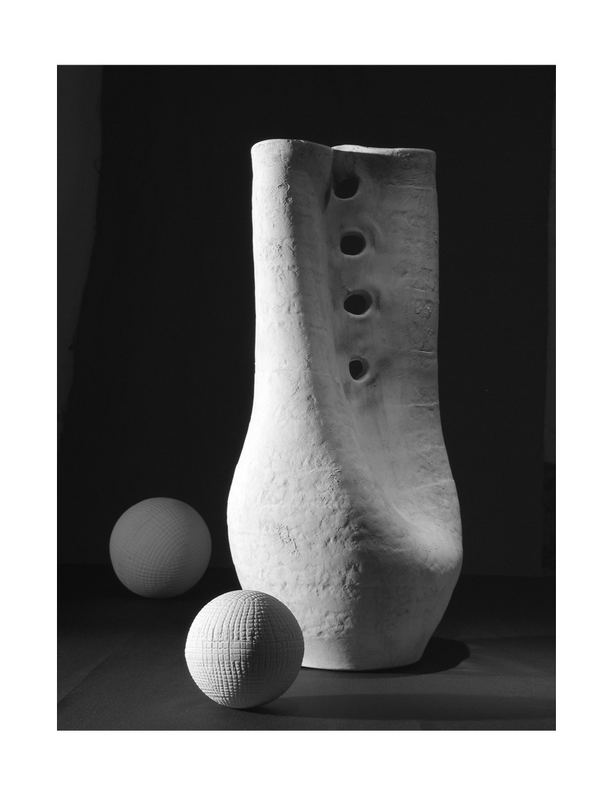 Vase als Skulptur