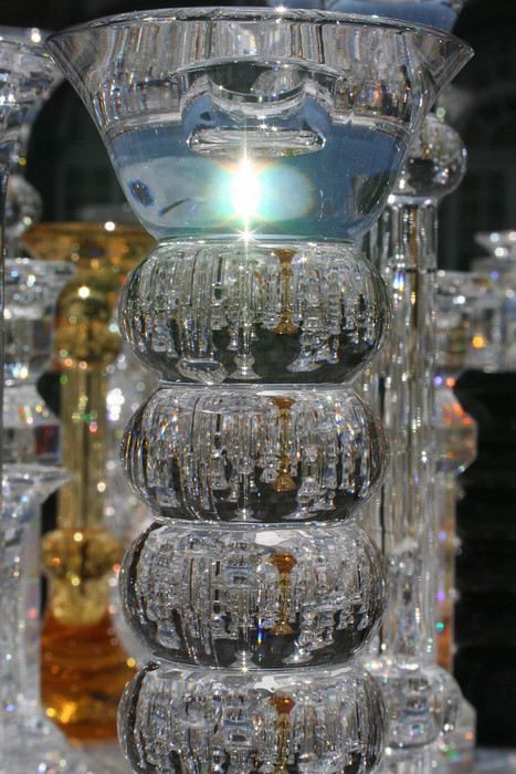 Vase de cristal