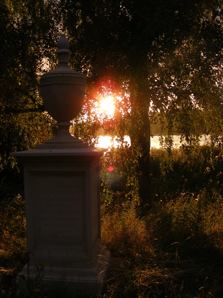 Vase mit Seeblick