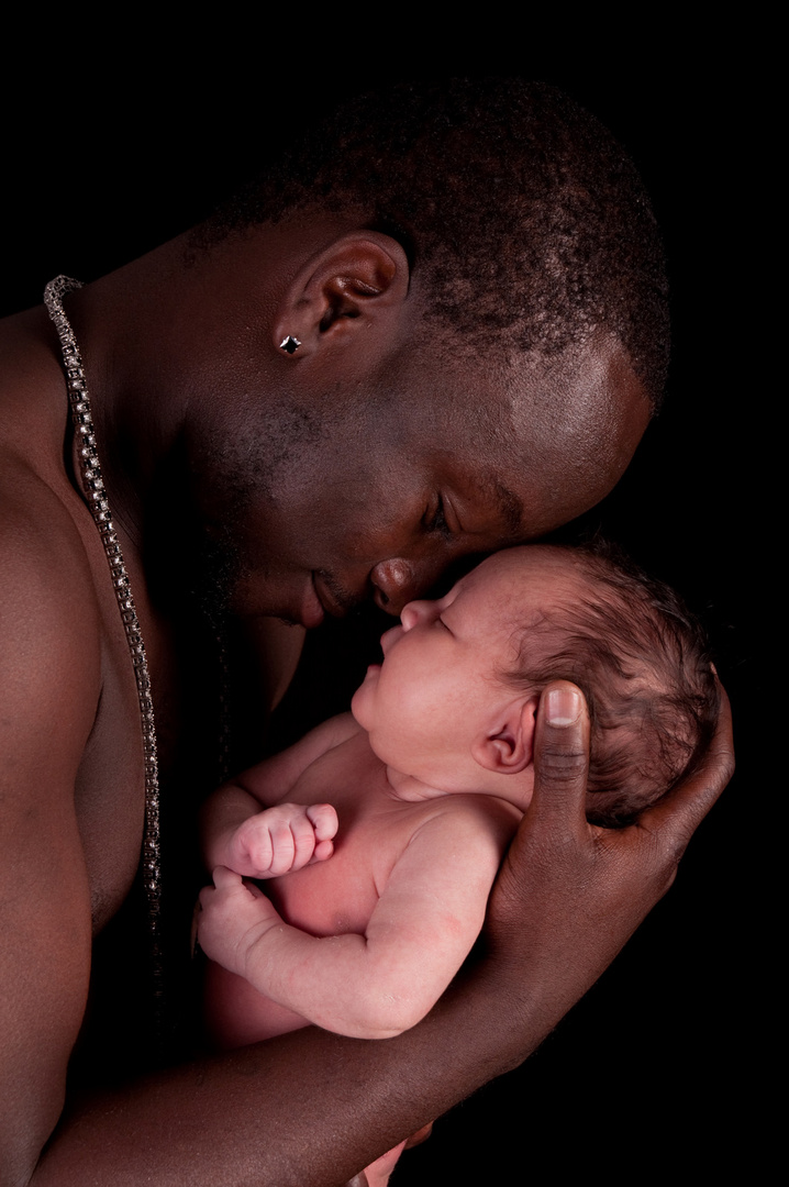 Vater mit seiner Tochter