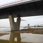 Vater Rhein hält es in seinem Bett nicht mehr aus ... Januarhochwasser bei Wesel