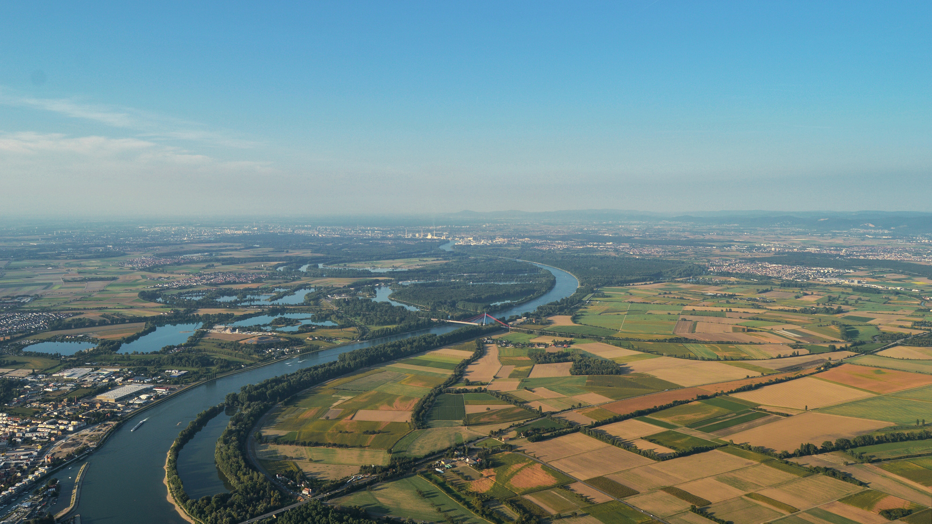 Vater Rhein von oben