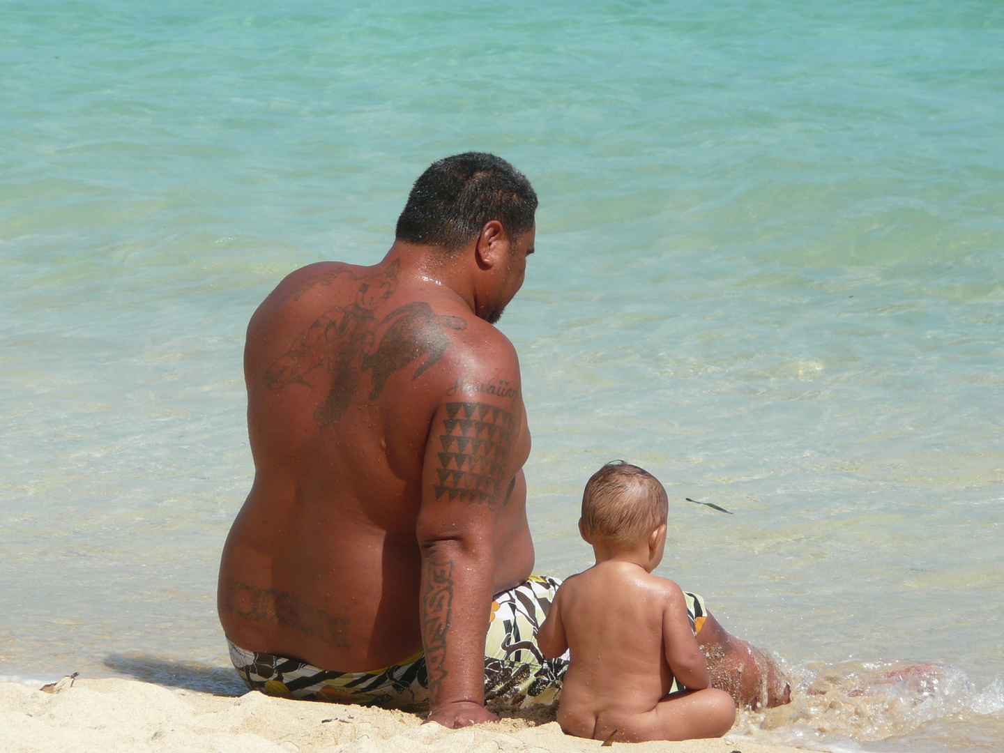 Vater + Sohn auf Hawaii