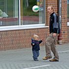 Vater & Sohn Fußball-Match