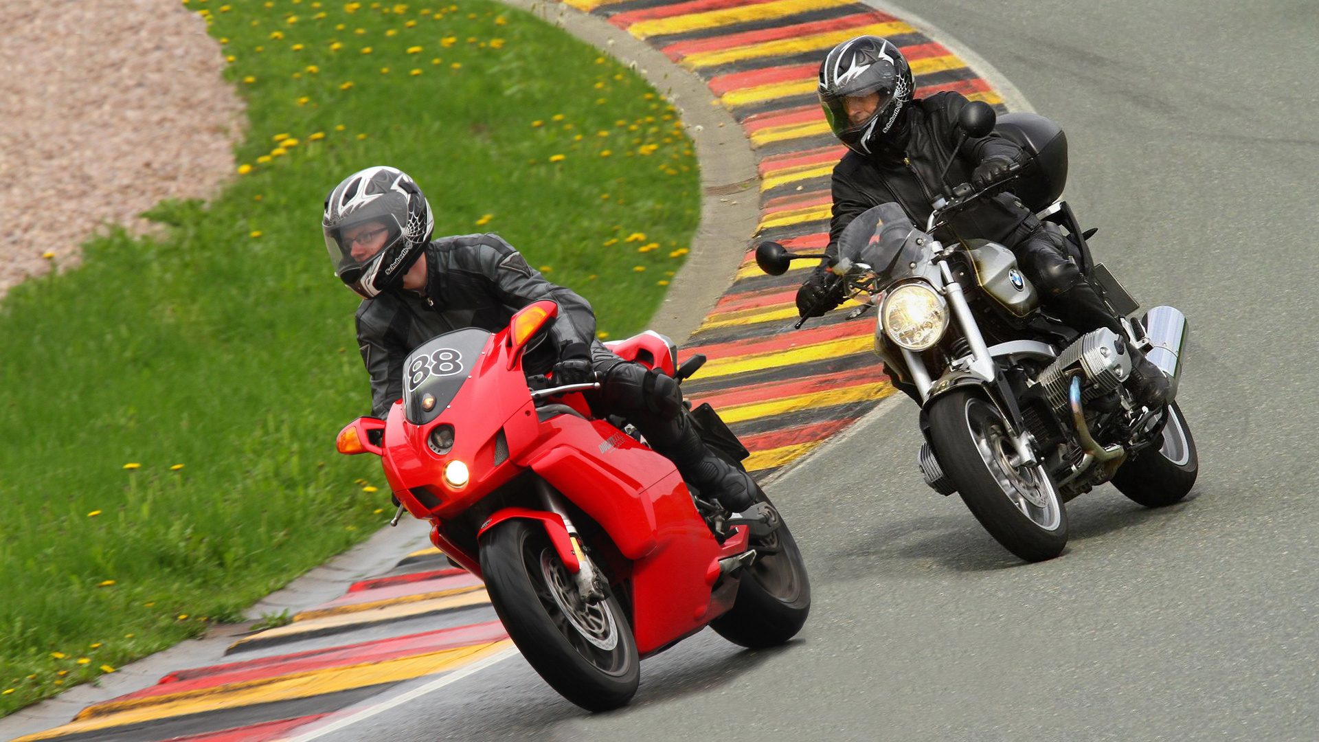 Vater- Sohn- Team auf dem Sachsenring