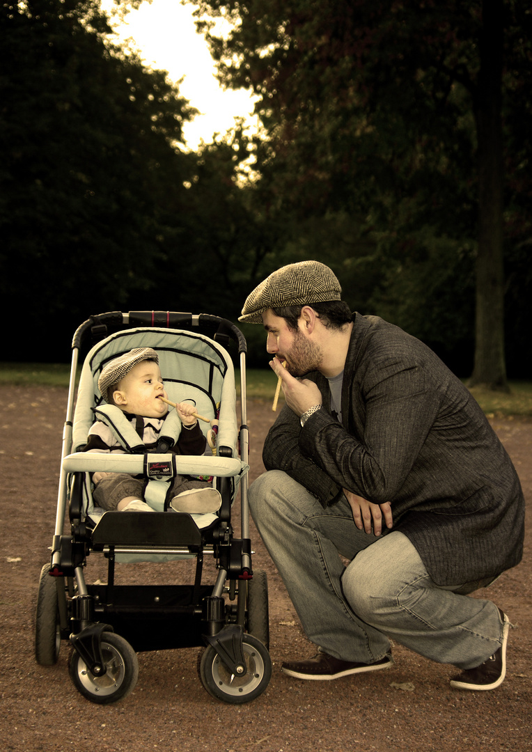 Vater und Sohn