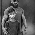 Vater und Sohn - Streetportrait