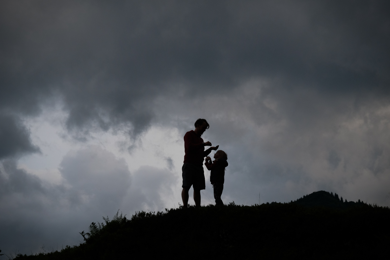 Vater und Tochter