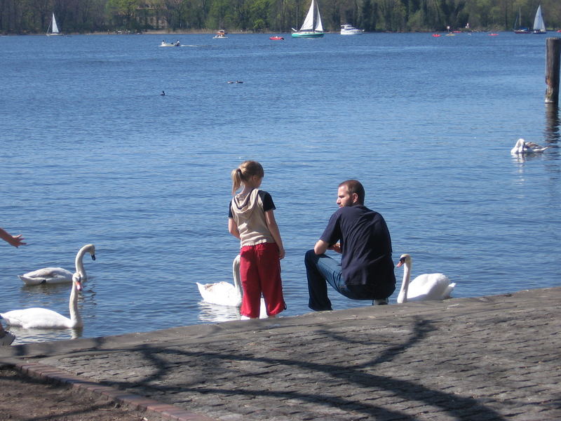 Vater und Tochter