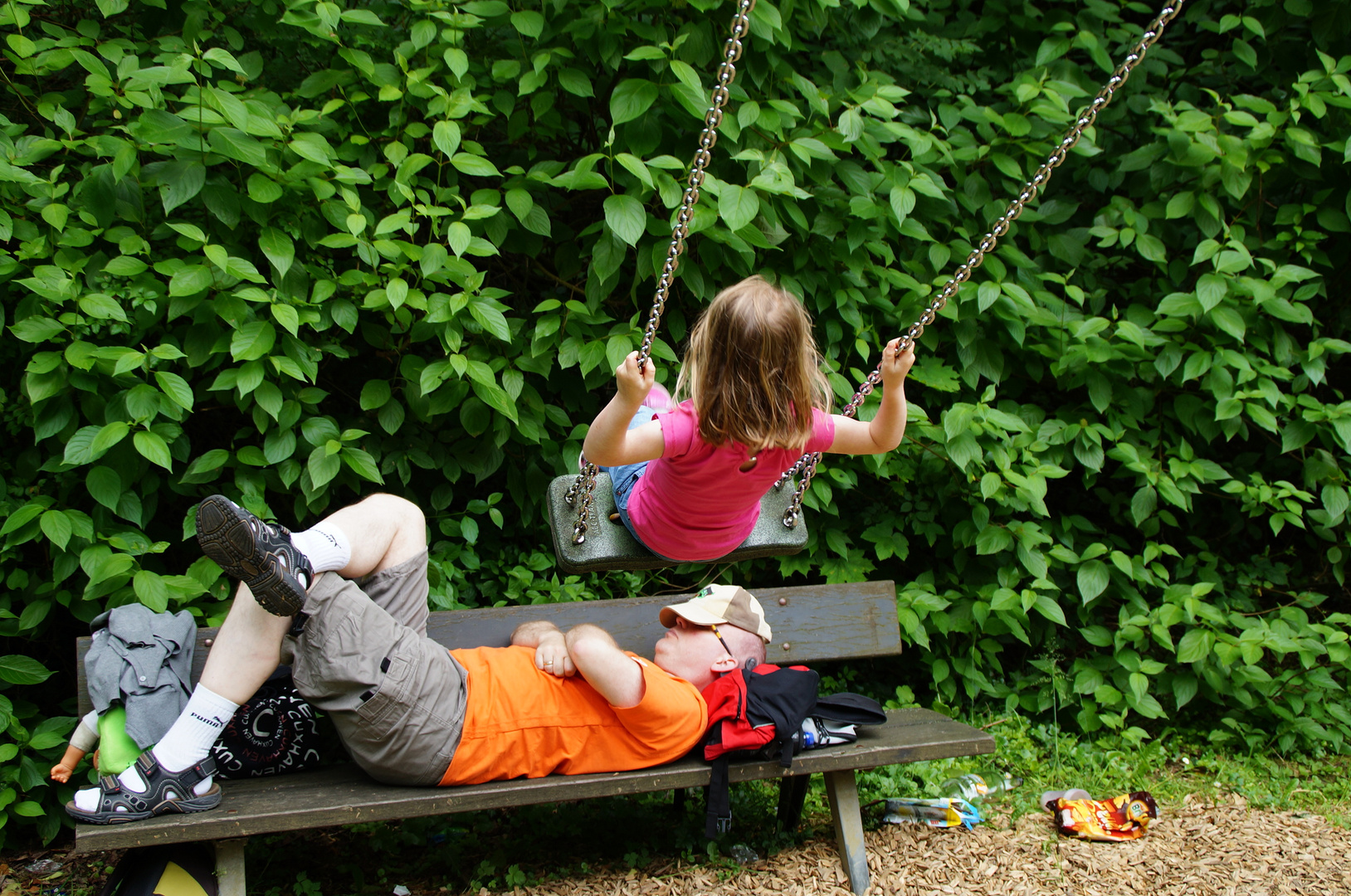 Vater und Tochter