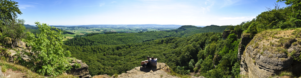 Vatertag am Hohenstein - Einfach mal abhängen und die Aussicht genießen...