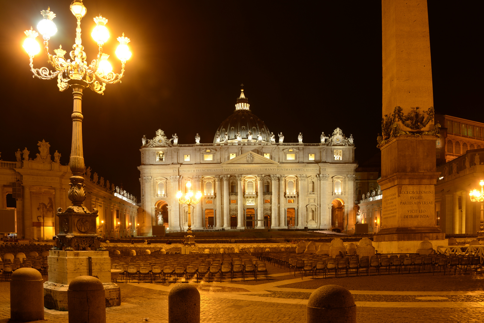 Vatican bei Nacht