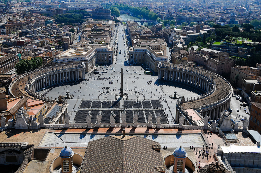 Vatikan von oben