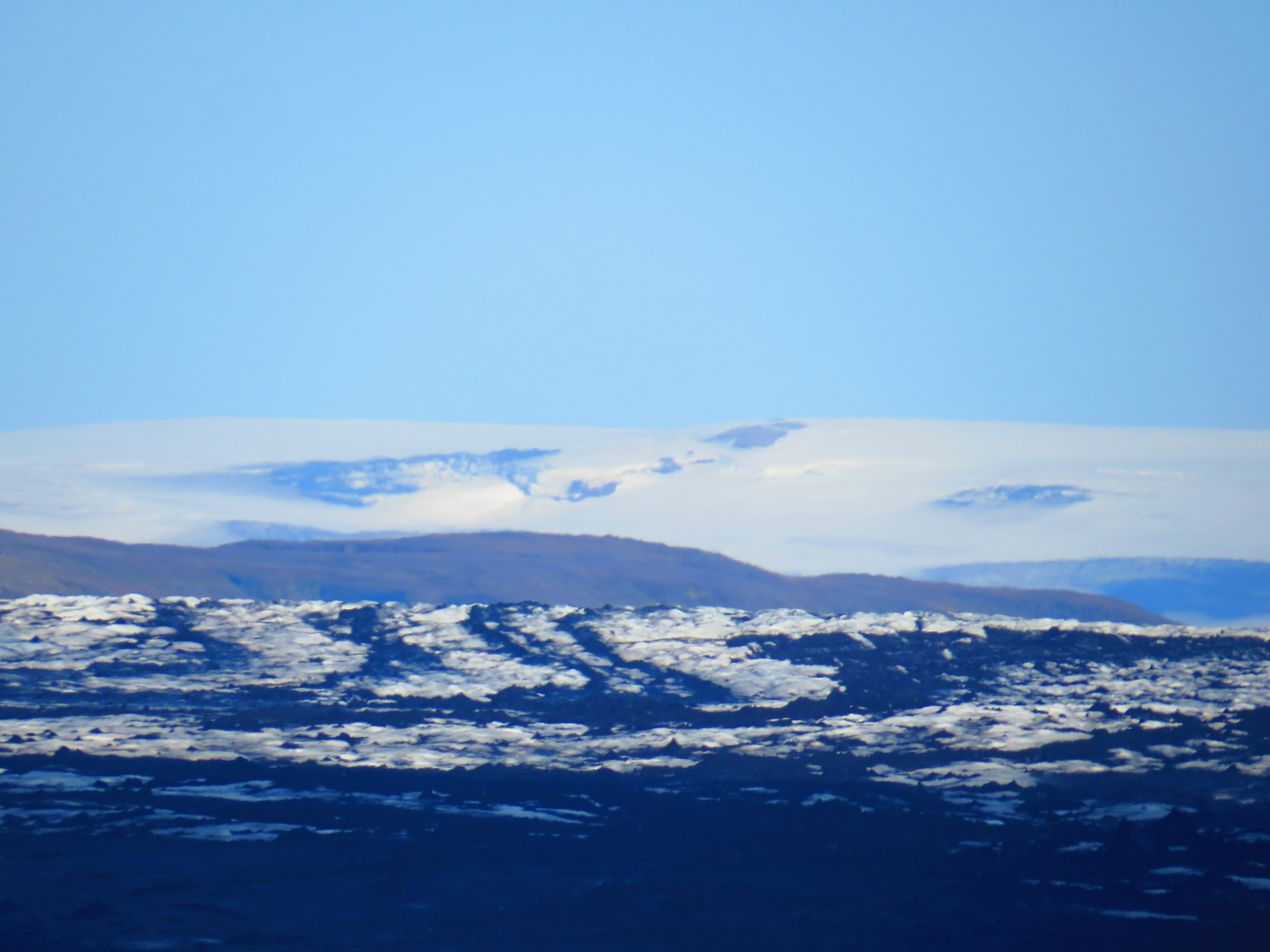 vatnajökull icelandgletscher mit vulkanasche Vatnajökull