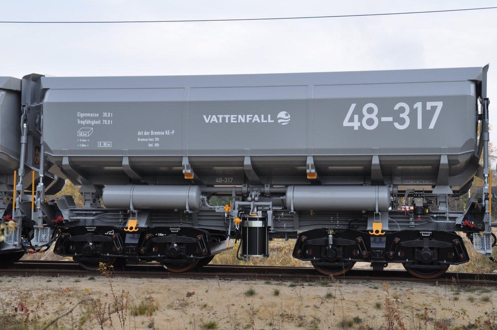 Vattenfall neue Abraumwagen