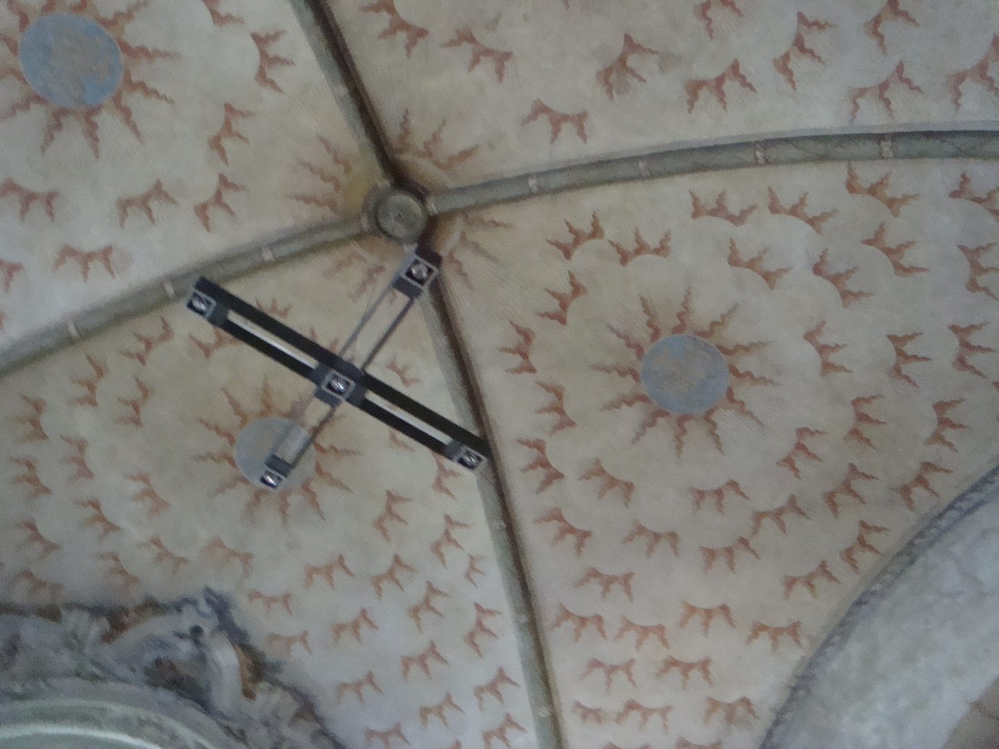 Vault of a church in Lugano