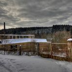 VEB Fräse im Schnee