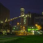 Veba Oel bei Nacht (Gelsenkirchen) HDR