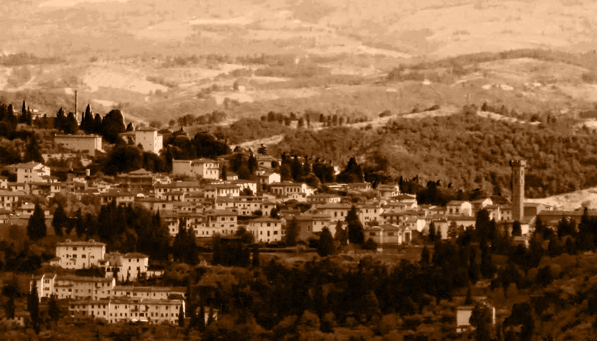 "Vecchia" Fiesole vista da Pratolino