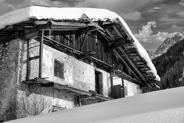Vecchio maso di montagna.