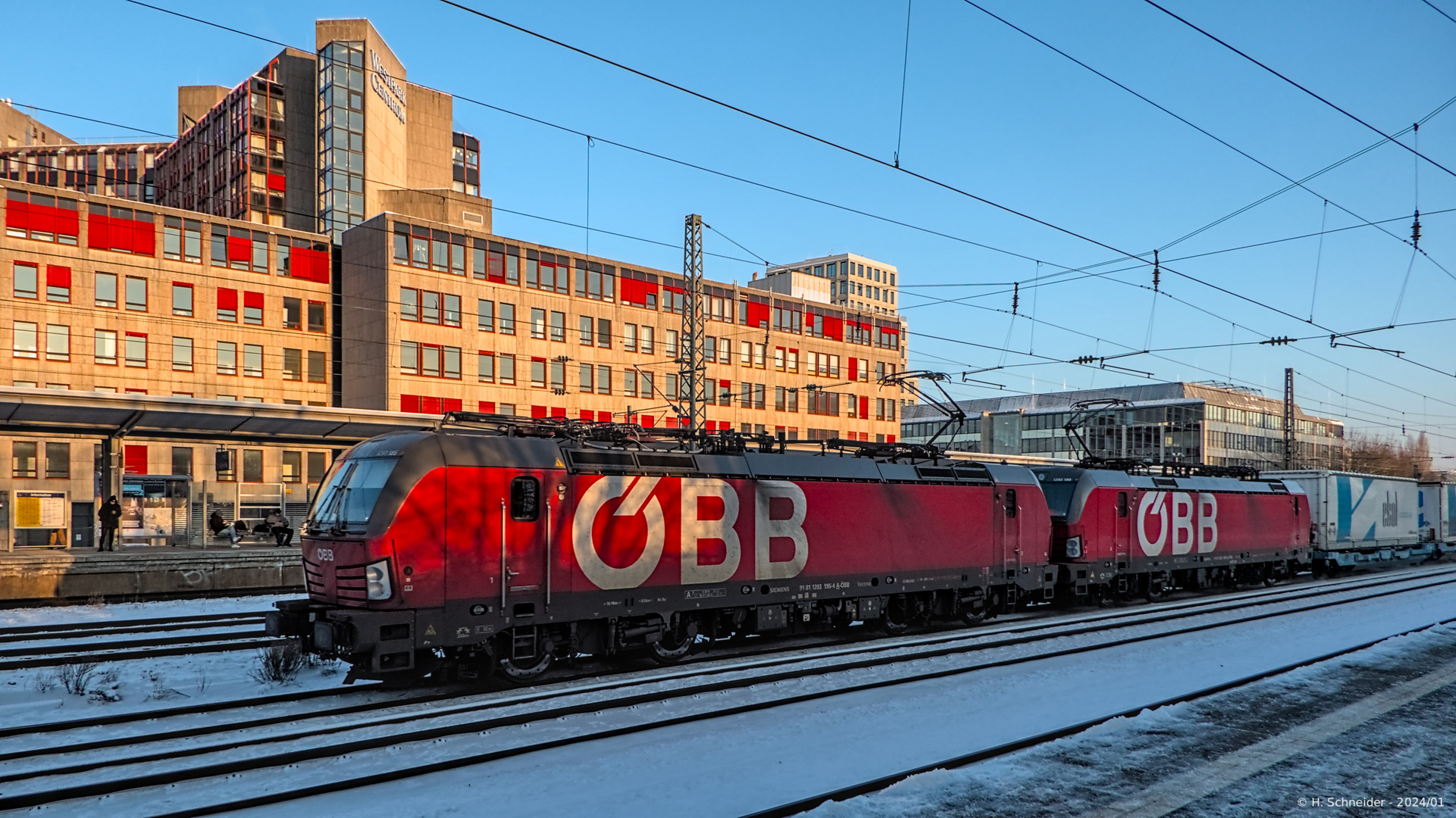 Vectron Doppel am Heimeranplatz