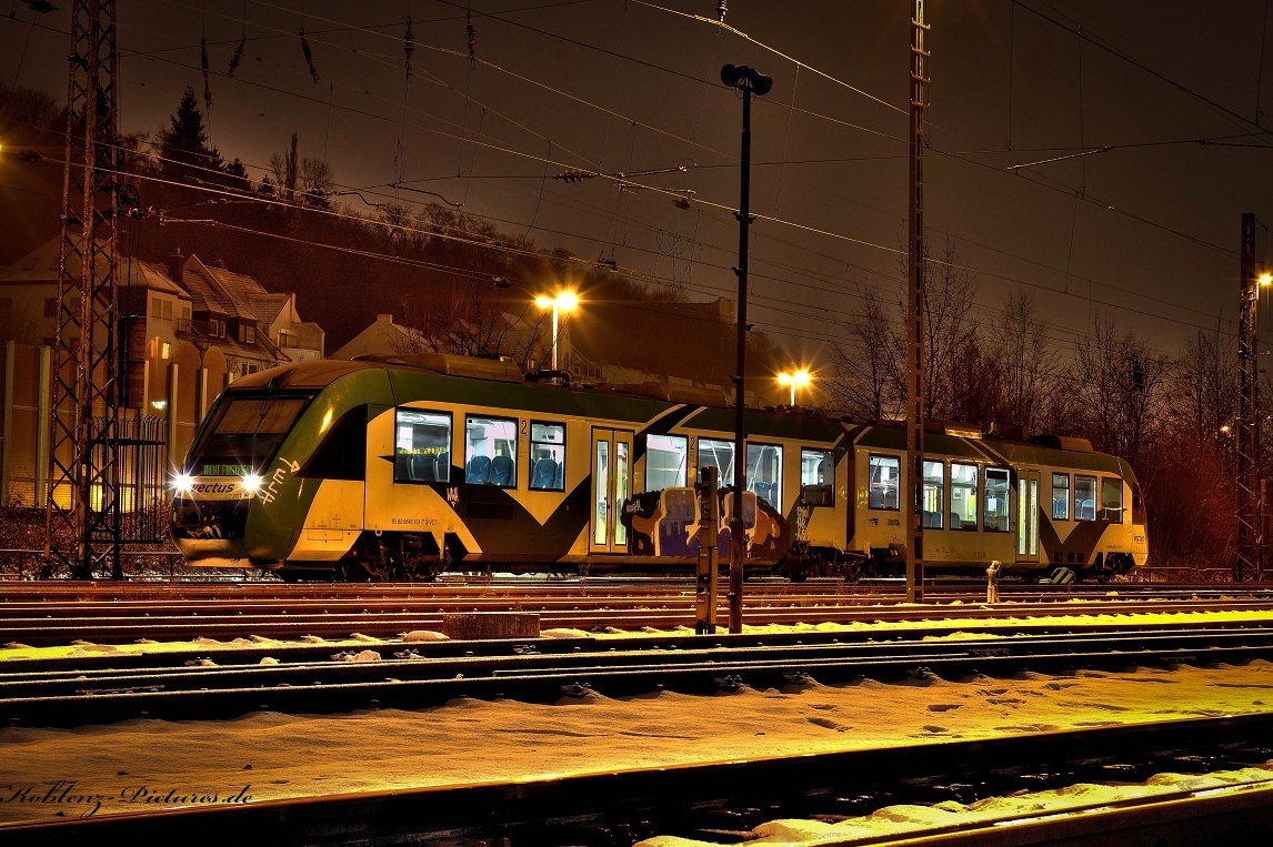 Vectus Nachtzug in Koblenz